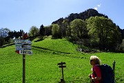 Anello di Punta Almana (1390 m) in cresta integrale il 14 aprile 2016  - FOTOGALLERY